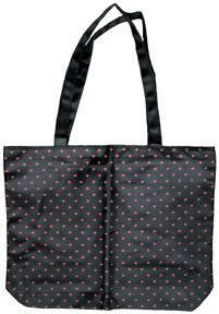 Nylon beach bag with your choice of embroidery on one side