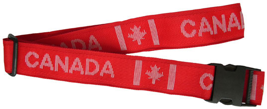 Canada Nylon Suitcase Strap with plastic snap buckle