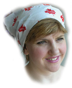 Front view of O'Canada Bandana