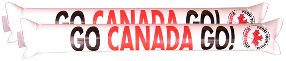 Go Canada Go! cheering sticks (pair)