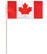 Canada Paper Flag on pole