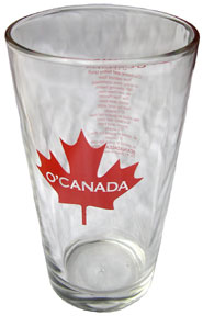 Large, thick glass cupgreat for mixing drinks, or simply as a drinking glass