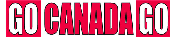 Go Canada Go large vinyl banner