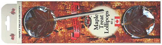 Maple Flavored Lollipops (2 pack)