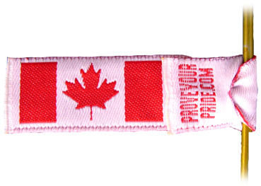 Canadian 'Pride Ribbon' on a vehicle antenna
