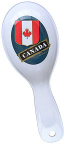 Canada Spoon Dish (white)