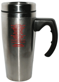 stainless mug back